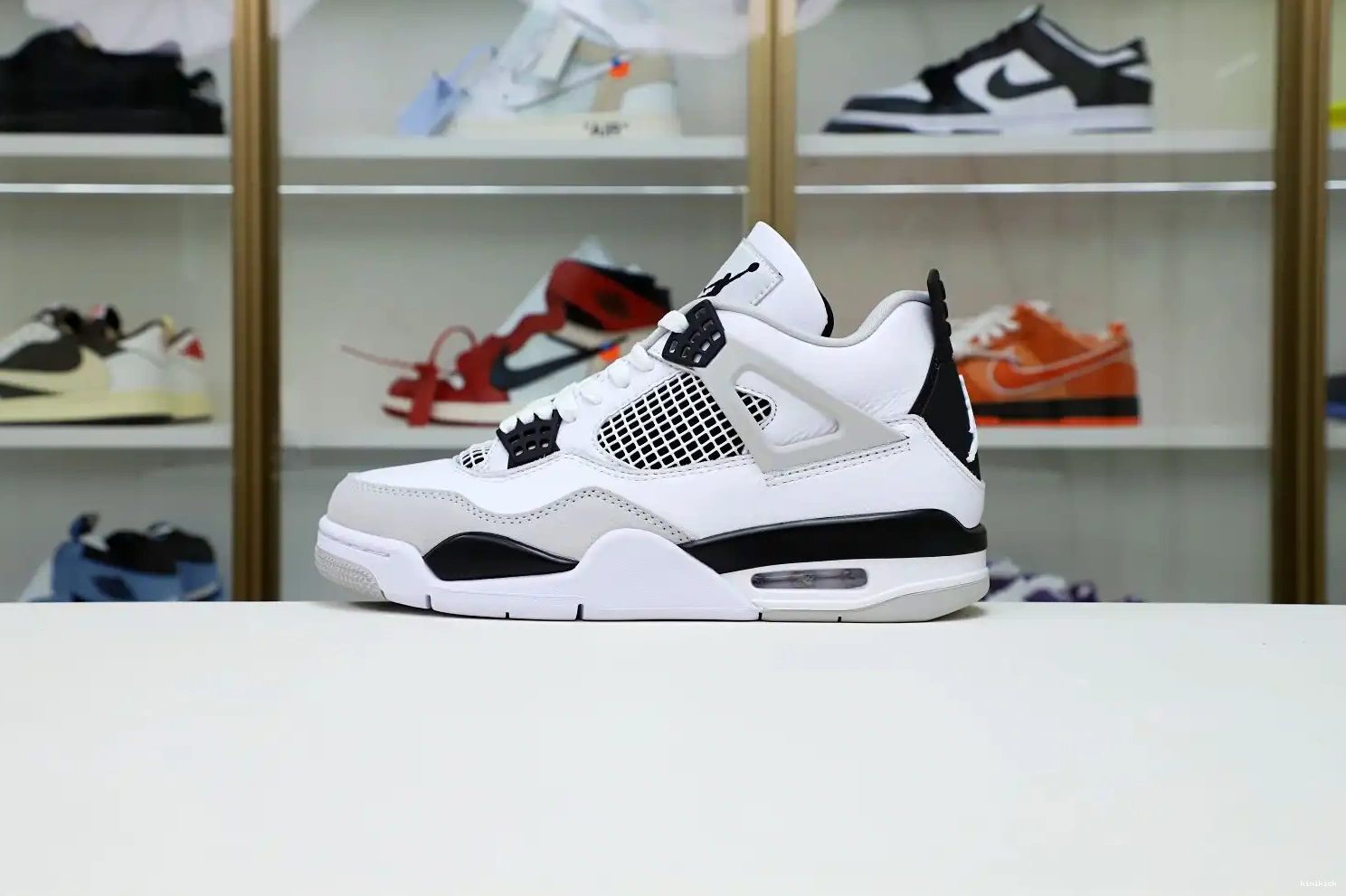 JORDAN 4 BLACK AIR MILITARY Kimikick 0420